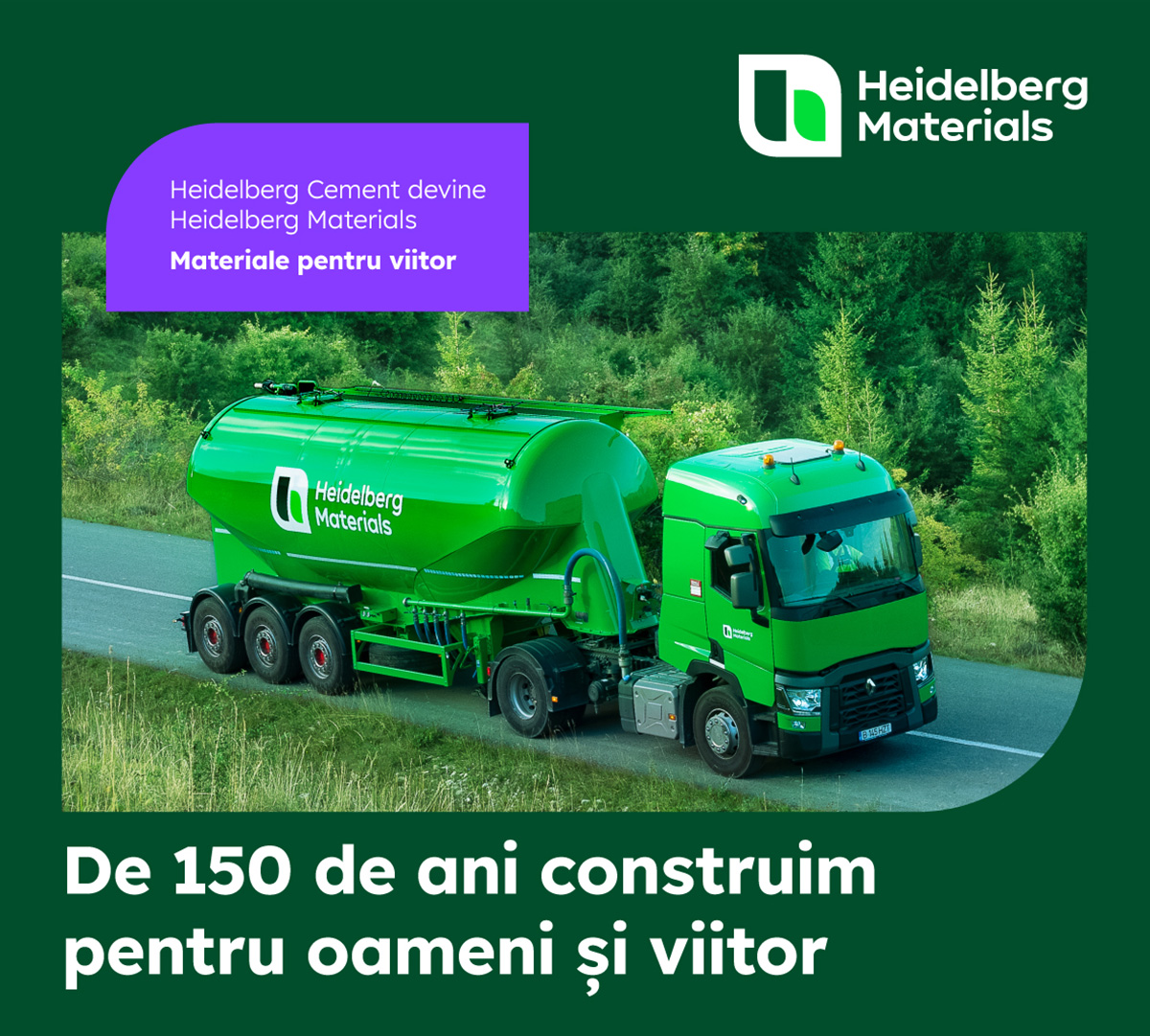HeidelbergCement România devine Heidelberg Materials România